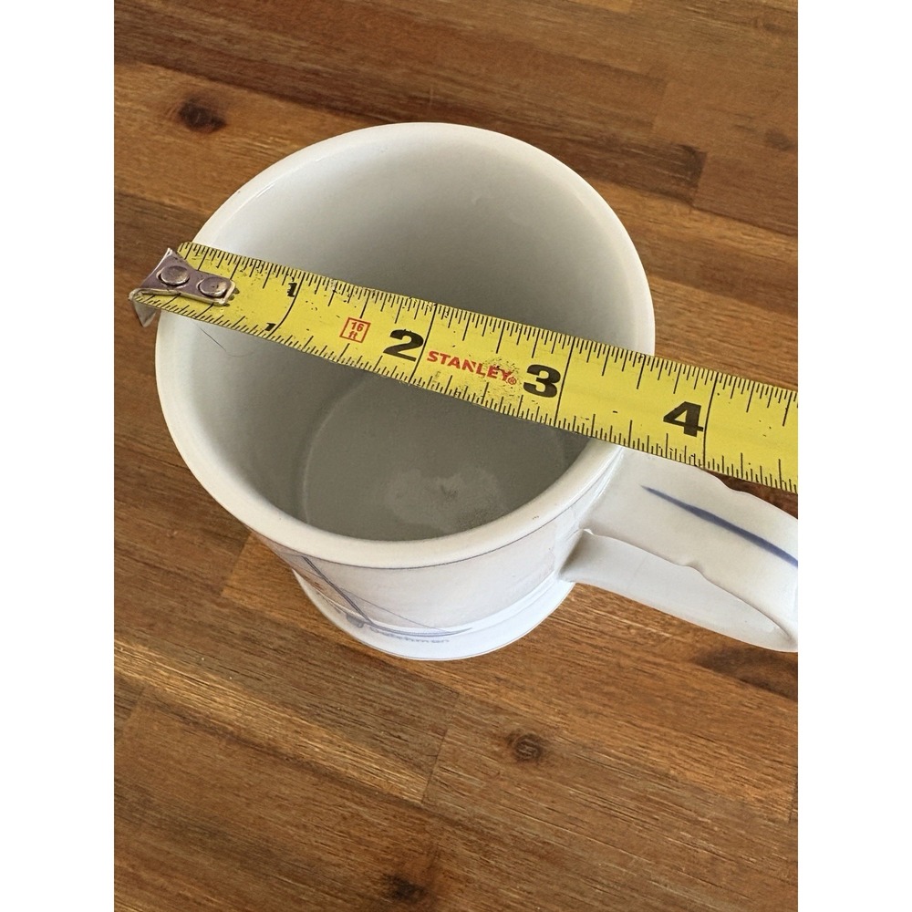 JKW Bavaria Sailboat Nautical Mug Cup 1950 Flying Dutchman /Finn West Germany 5" - Picture 8 of 16